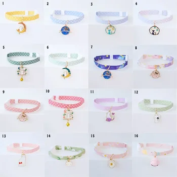 1PC Cute Kitten Collar Pet Cat Safety Necklace Breakaway Adjustable Cats Collar Puppy Collar Cat Pendant Puppy Cat Pet Supplies 5