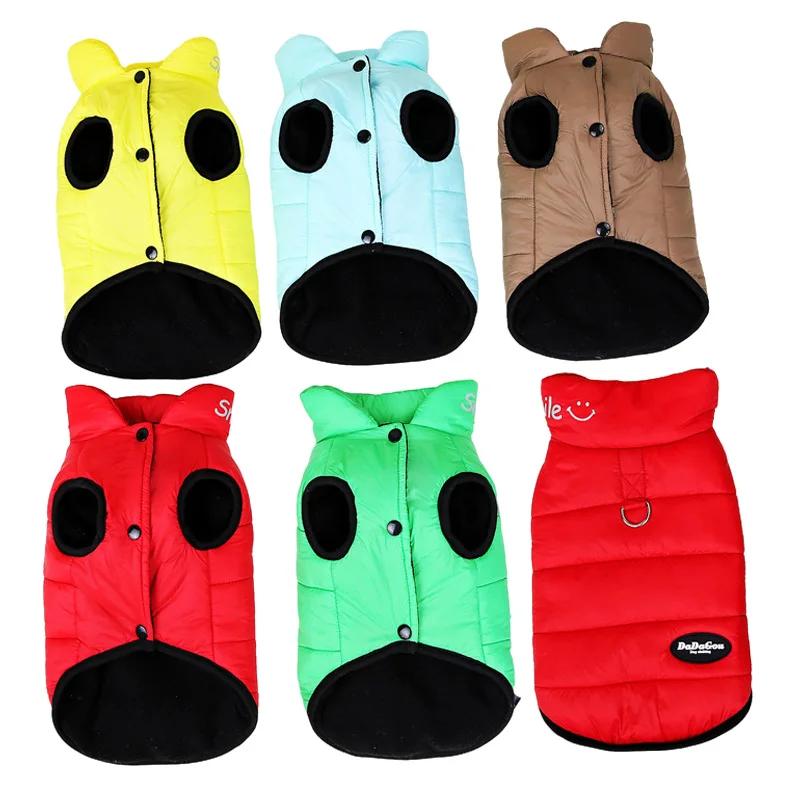 Winter Dog Vest for Small Dogs Waterproof Dog Clothes Warm Pet Jacket With Traction D-Ring Puppy Costume Chihuahua Yorkie Coats dog clothes,dog vest