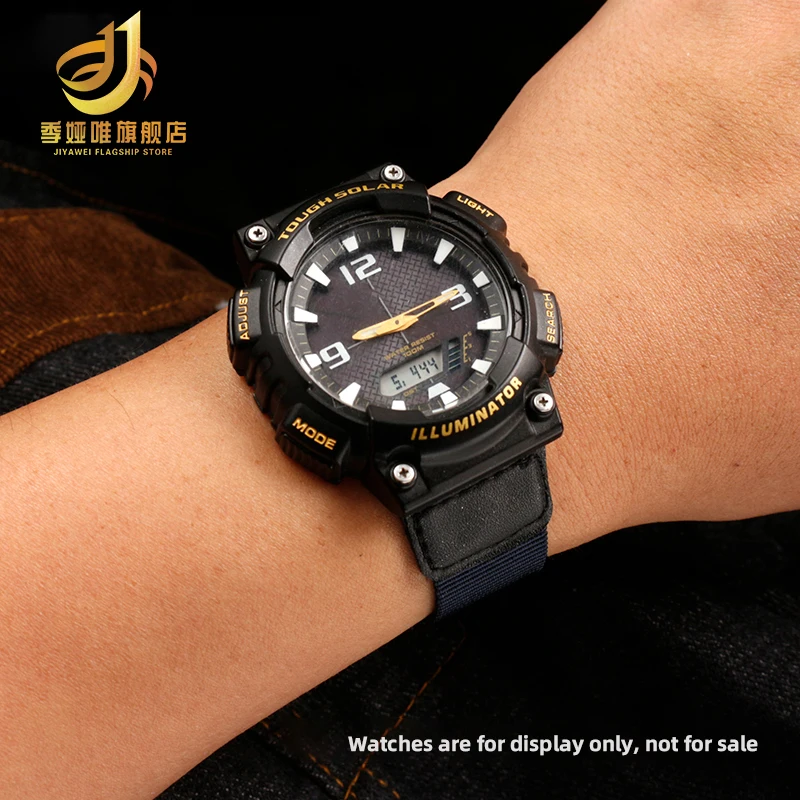Фото Ремешок для Casio 18 мм, спортивный ремешок для часов, Φ AE1200wh AE1300wh/W218h, мужской наружный водонепроницаемый браслет №5