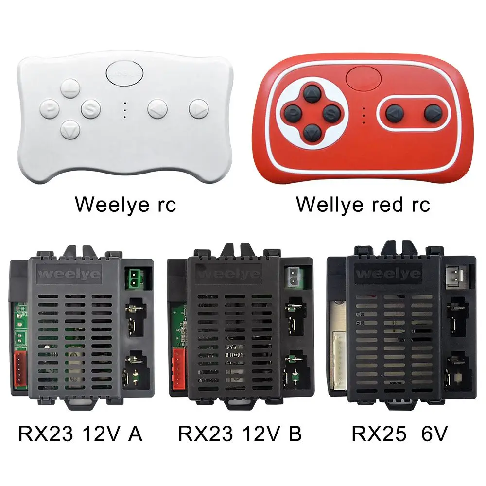 for weelye RX23 RX18 RC Accessories 6V/12V Car Bluetooth Receiver Remote Control Controller Smooth Start 5