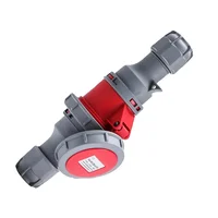 63A 125A IP67 220V 380V Industrial MALE FEMALE Plug and Socket 3P/4P/5P Electrical ConnectorWall Mounted Socket 6
