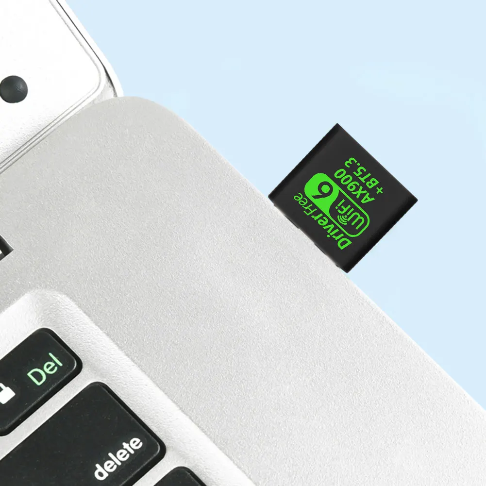 USB WiFi 6 블루투스 호환 5.3 어댑터 2in1 동글 900Mbps 듀얼 밴드 2.4/5.8GHz WiFi 네트워크 무선 Wlan 수신기