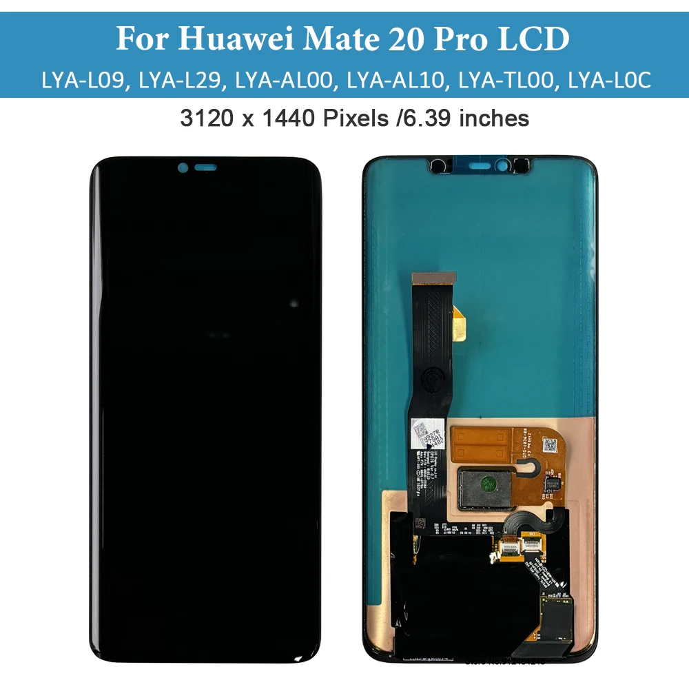 100% Original 6.39'' For Huawei Mate 20 Pro LCD Display with frame
