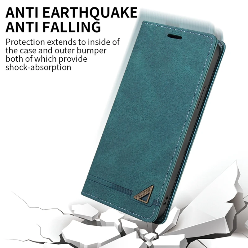 Anti-theft Leather Wallet Samsung Case