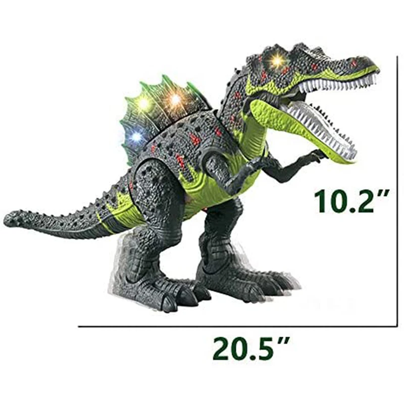 Large Electric Dinosaur Toy Jurassic Park World Walking Dinosaur Robot With Light Sound Tyrannosaurus Rex Toys For Boys Kid 6