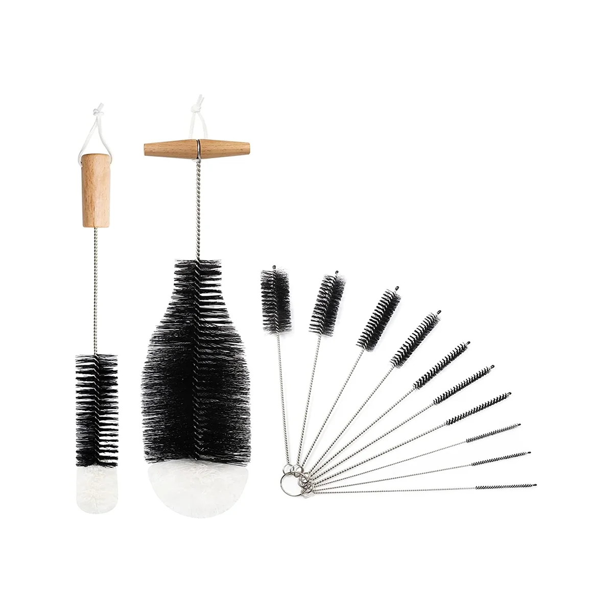 

Bottle Brush for Sodastream Cleaning Brush Set Of 12 Nylon Tube Brush Straw Brush Bottle Cleaning Set Bottle Brush