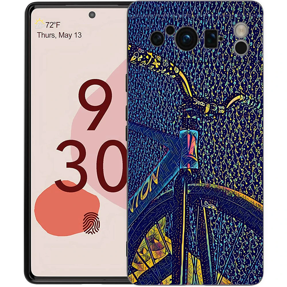 Cycling Art Shockproof Soft TPU Phone Case Cover – Durable Protection with Stylish Design