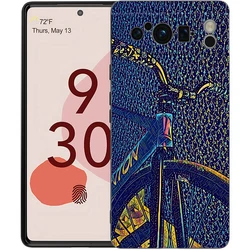 Cycling Art Shockproof Soft TPU Phone Case Cover - Durable Protection with Stylish Design - Google Pixel 9 (A1)