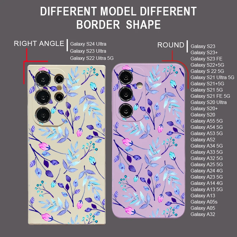 Vibrant Leaf Design Soft Phone Case
