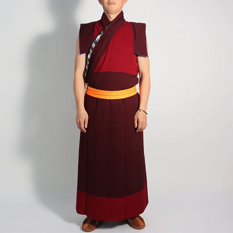 Lama clothing Spring and Autumn Dongga Tibetan monk clothing coat Lay long vest one piece