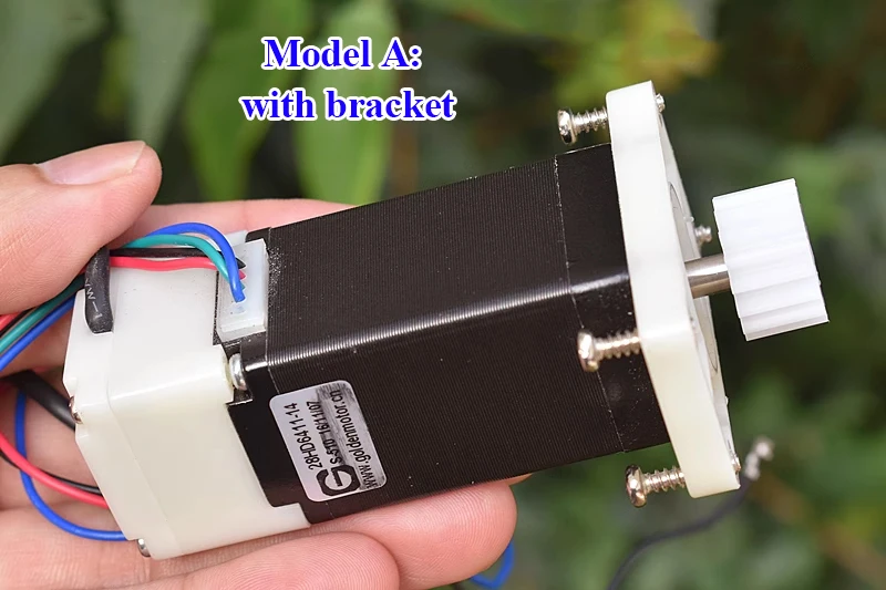 Stepper Motor 28HD NEMA11 Micro 28MM Stepper Motor 1.8 Degree 2-Phase 4-Wire Stepping Motor Double Ball Bearing for 3D printer CNC Robot