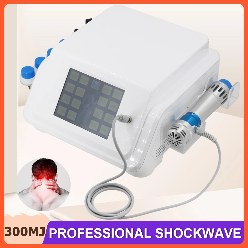 

New Shockwave Therapy Machine For ED Massage Device Knee Pain Removal Body Relaxation Massager 300MJ Professional Shock Wave