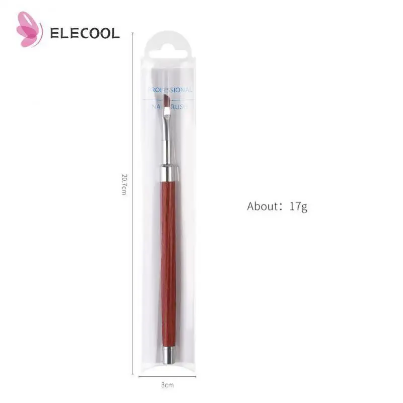 Pennello Per Unghie A Testa Tonda Pennello Per Fototerapia Manicure Halo Dye Brush Wire Color Drawing Pen Nail Enhancement Pen Nail Art Tool