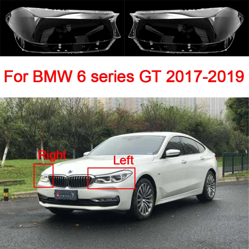 

Стеклянная крышка для передней фары автомобиля для BMW 6 серии GT 2017 2018 2019, крышка для лампы из оргстекла, сменный абажур для фары