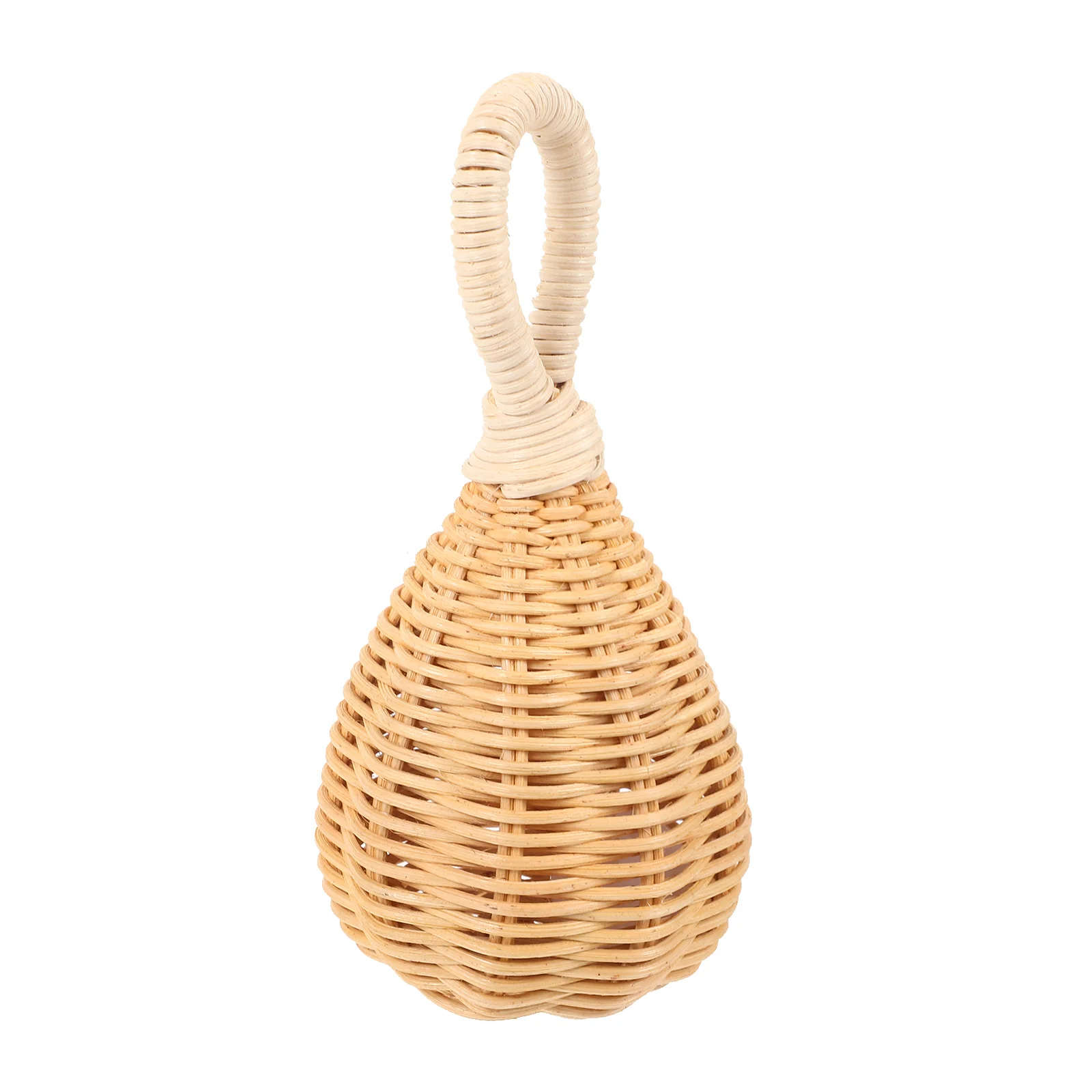 

Rattan Educational Toy for Kids Crib Mobile Ornament Woven Handheld for Baby
