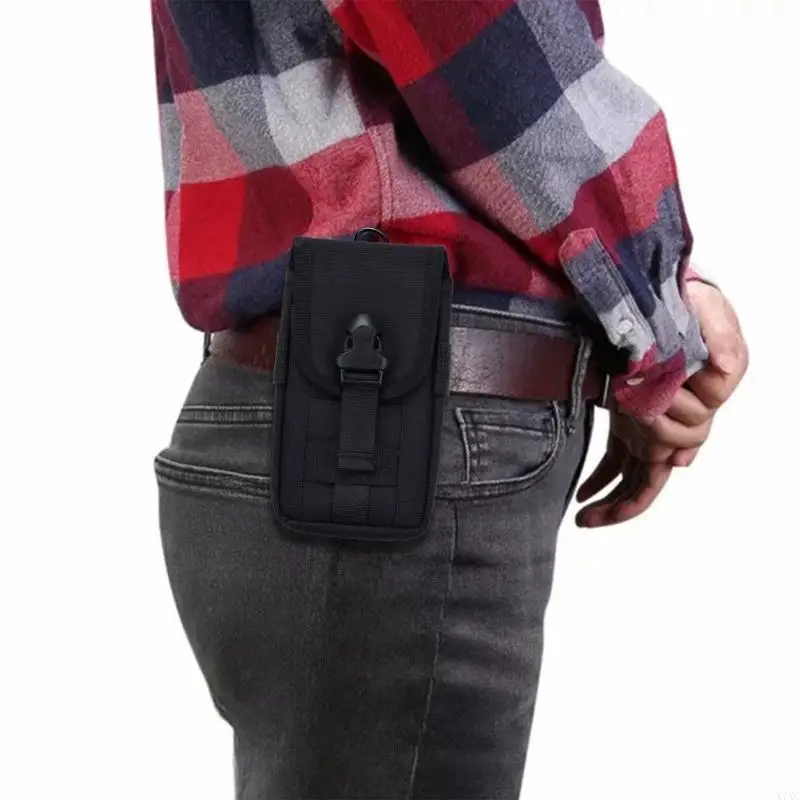 X7xc Tailentasche Telefon Beutelgürtel Beutel Mobile Hülle Molles Bag Tacticals Taillenfanny Pack für Rucksackgürtel – Detail 9