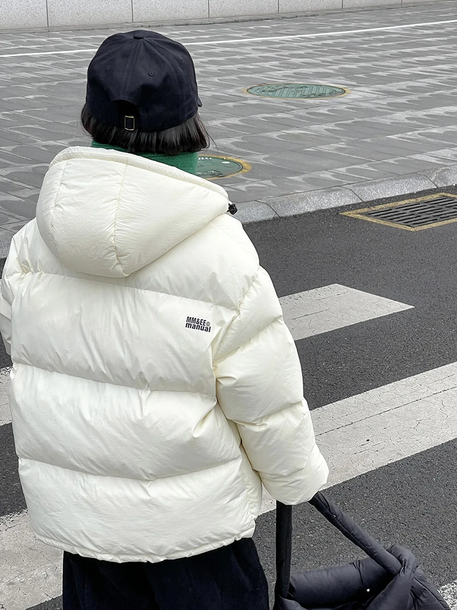 Warm White Duck Down Jacket For Toddler Girl Winter Short Clothes Children Outerwear Parka Kids Cute Coat Snowsuit XMP481