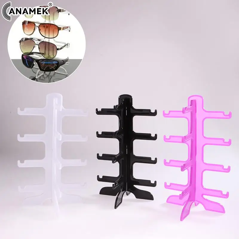 

Sunglasses Show Rack Holders Plastic Eyeglasses Display Stand Storage Holder Glasses Shelf Space Saving Shelf Home Organizer