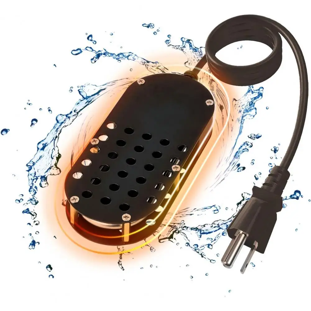 Rust-resistant Bird Bath Deicer Outdoor Bird Bath Deicer with Thermostatic Control Heater for Winter Water Heating for