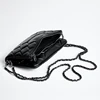 2025 NEW Decoration 2Chains Straps Beige Color Flap Zipper for Wings Bags Women Leather Chain Ladie Bandolera Mujer 4