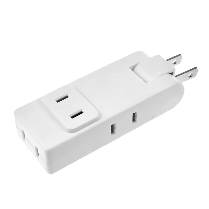 อะแดปเตอร์ขยายผนัง4อิน1 STOP kontak listrik ปลั๊กตัวแปลง180องศาสำหรับเดินทางเม็กซิโกแคนาดาตัวแปลงไฟฟ้าพกพา 1
