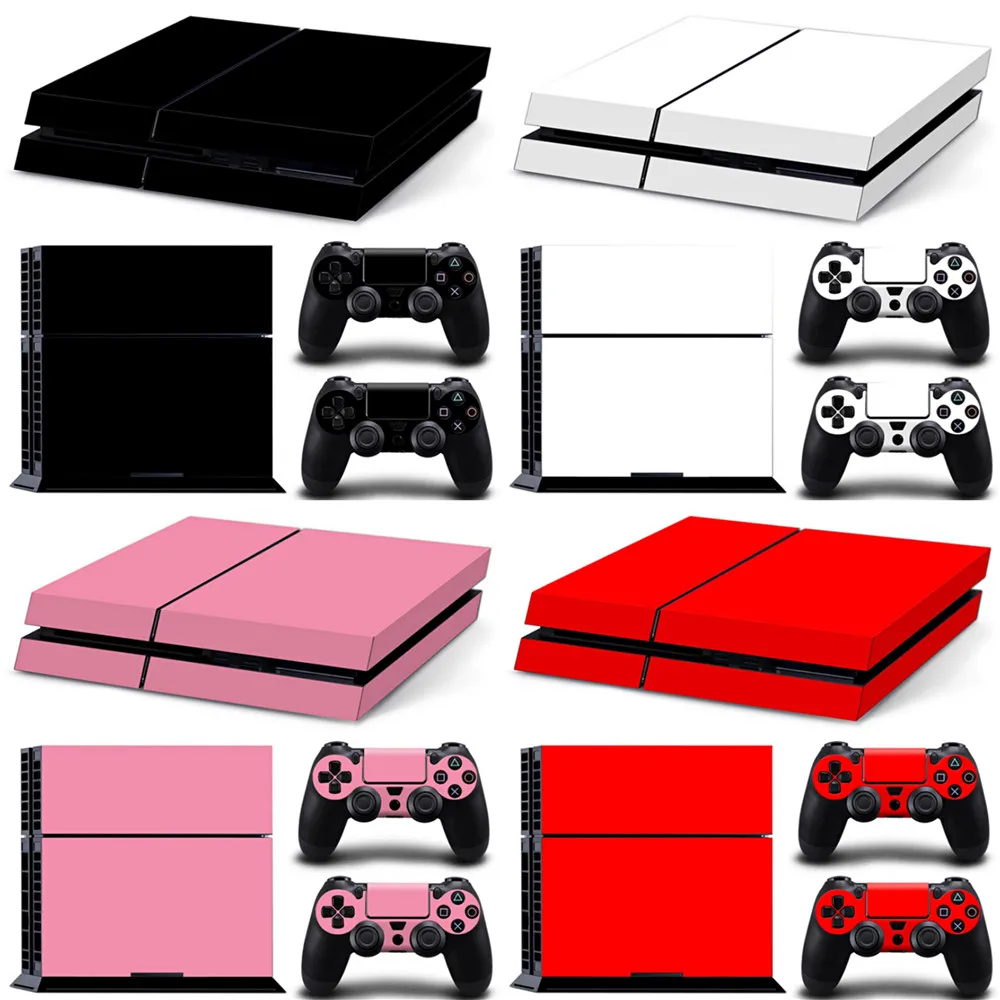 Per Ps4 Play Station 4 Console Skin Decal Sticker Custom + 2 Controller Skin Set