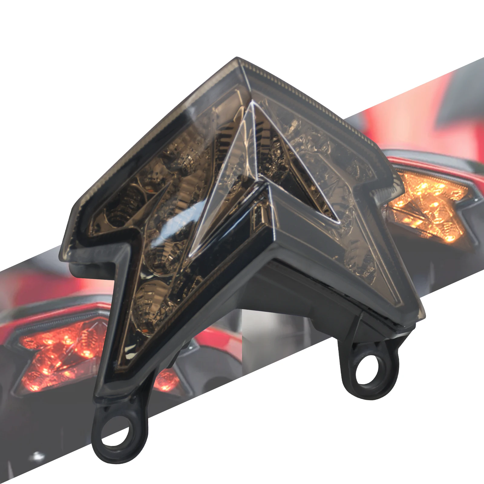 Motorcycle LED Tail Light Rear Running Turn Signal Brake