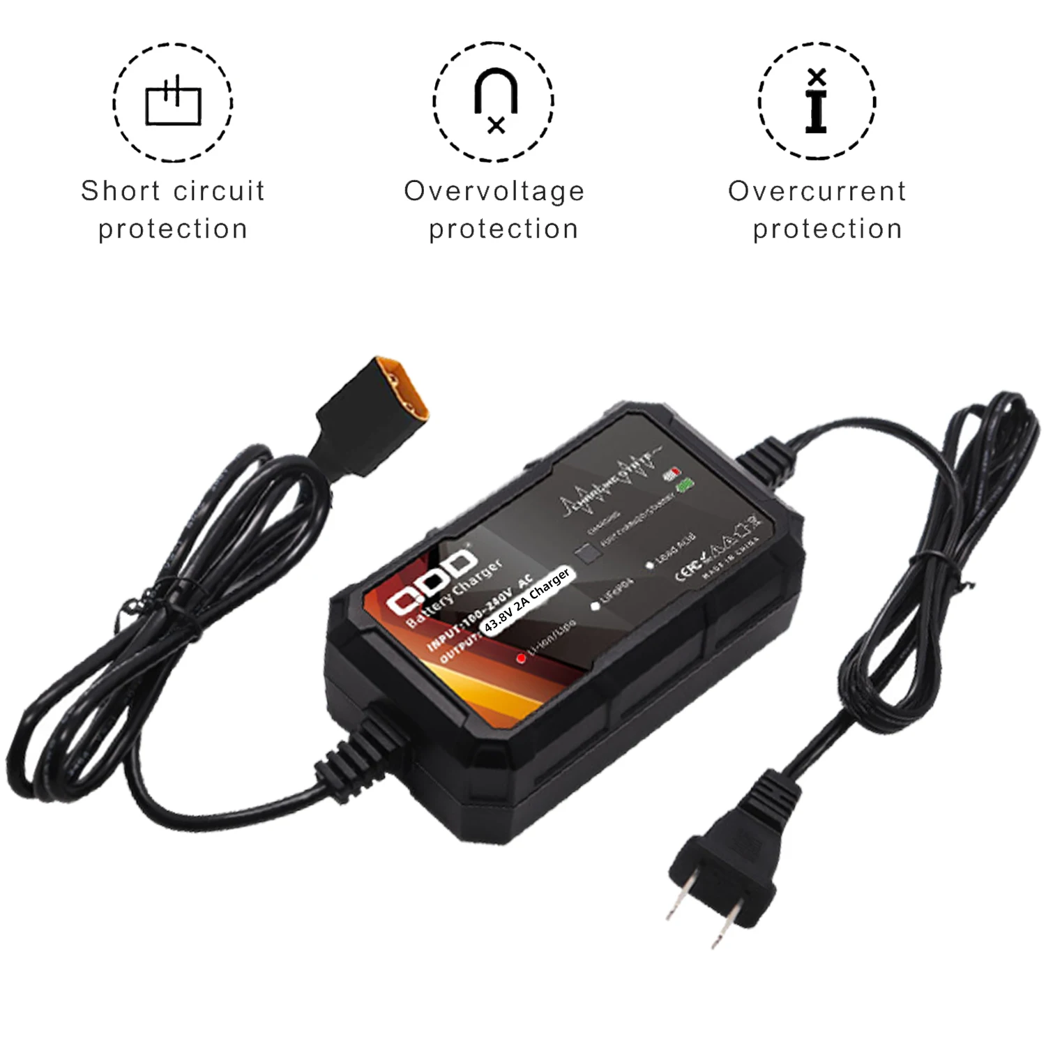 14.6V/18.25V/21.9V/29.2V/43.8V/54.75V/58.4V LiFePO4 バッテリー充電 