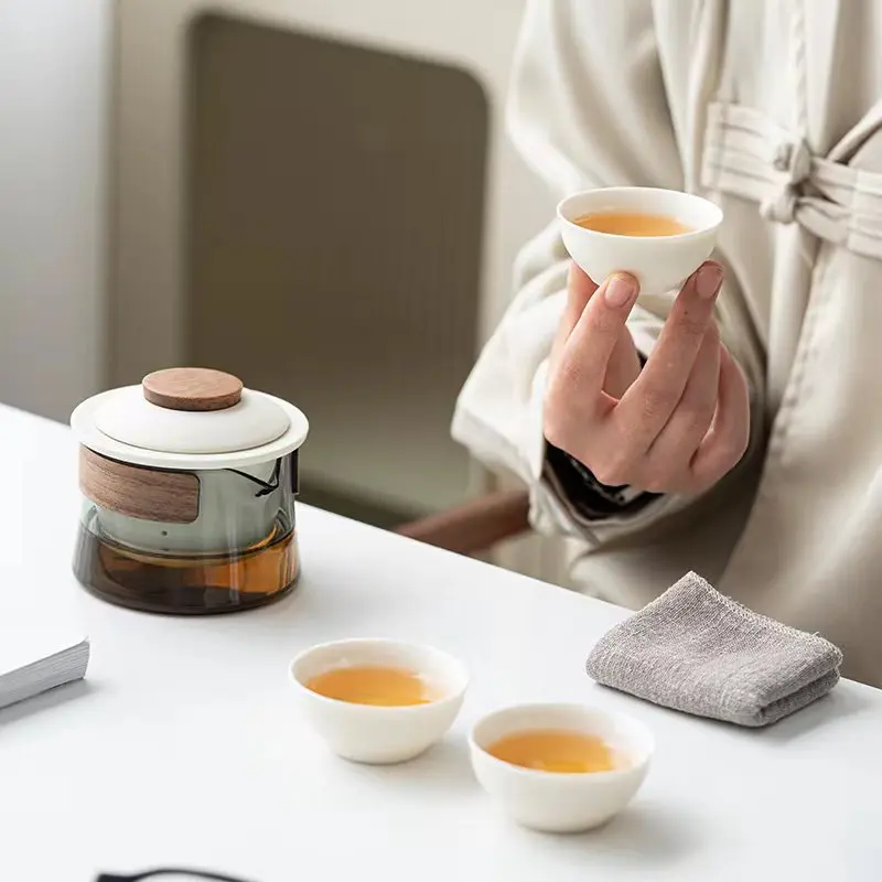 ティーポットとティーカップセットキット家庭用お茶作り旅行