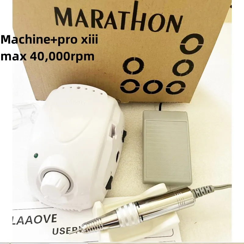 LAAOVE-Champion 3 PRO 105LN Handle 35K/45K/50K Electric Nail Drill STRONG 210 Micro Motor Grinding Machine For Nail Art Tools 5