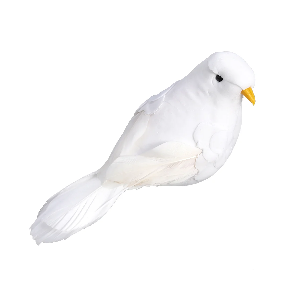 

2PCS Artificial Birds Pigeon Miniature Pigeons with Clips Bonsai Decor Photo Props for Home Desk Garden Decoration