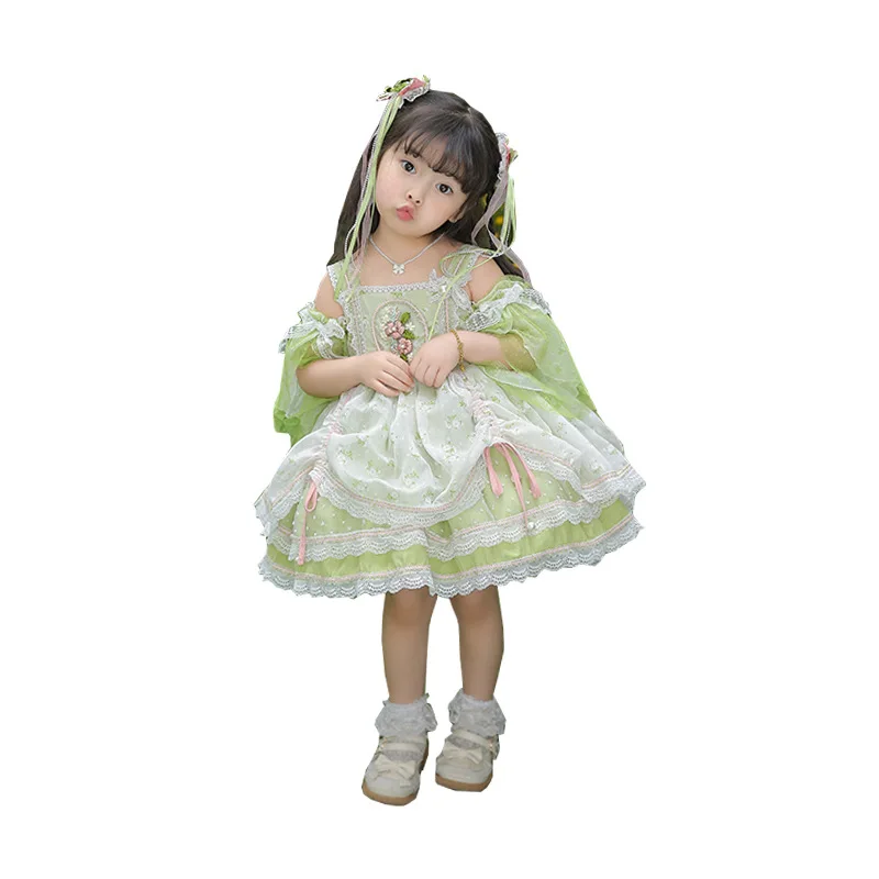 green party dress for toddler Amazon.com: COMISARA Princess Girl Formal Birthday Party Dress Ruffles  Christmas Wedding Dresses Size 6M 12M (Green, 70): Clothing, Shoes & Jewelry