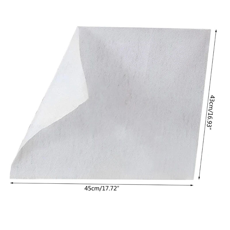 K1KA 12 Pack Absorbent Disposables Filter Sheets Durable & Portable Kitchen Filter Paper Suitable for Extractor Hoods Durable