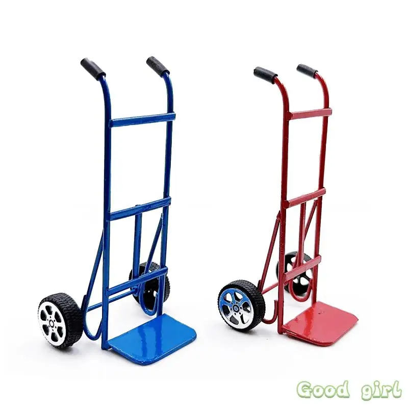 

Миниатюрная тележка для кукольного домика, кованая тележка из кованого железа, миниатюрная модель мебели, декоративная игрушка для кукольного домика, садового инструмента, аксессуары, 1 шт.