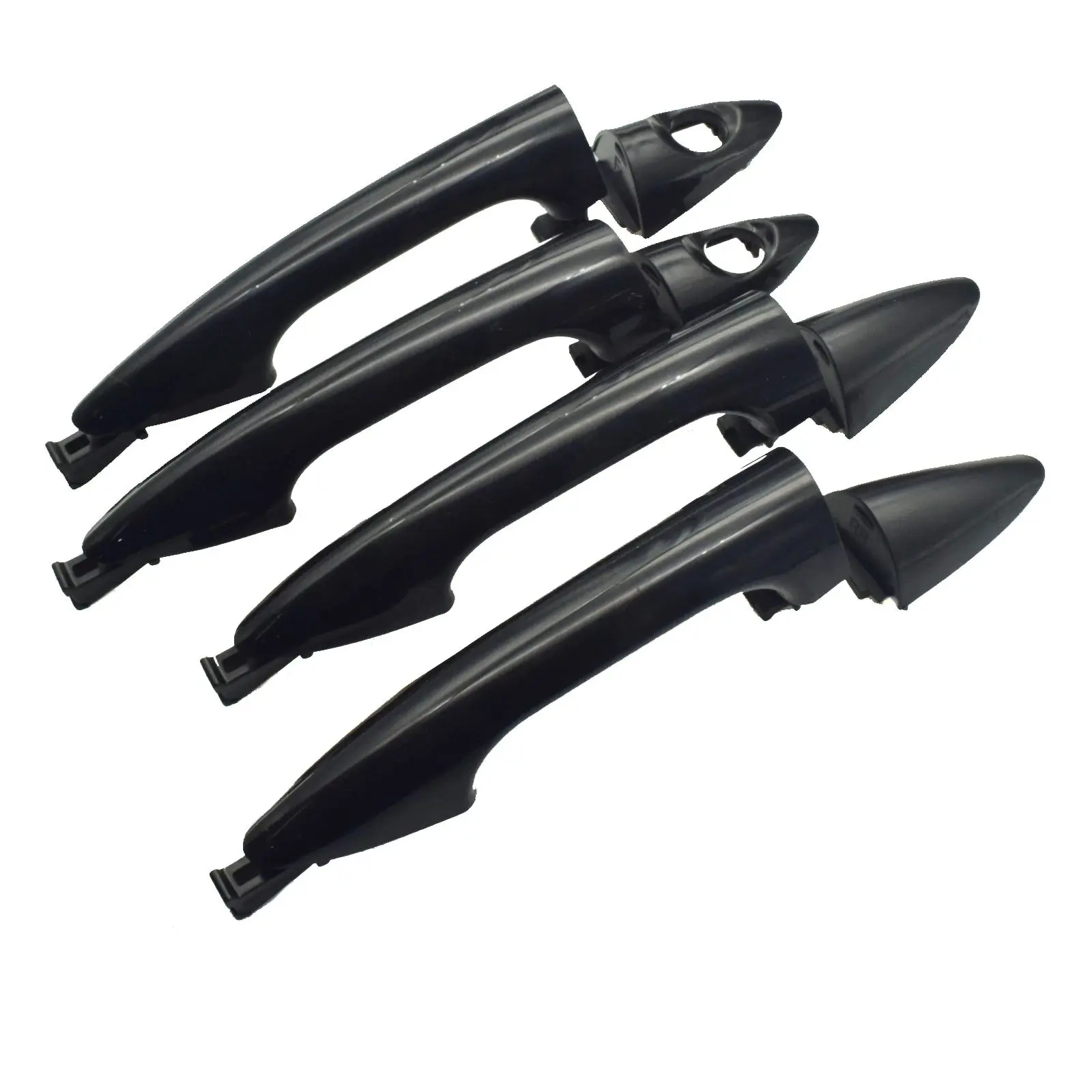 앞 뒤 왼쪽/오른쪽 외부 외부 도어 핸들 1PC for Hyundai Accent 2012 2013 2014 2015 2016 2017 826611R050, 826621R060