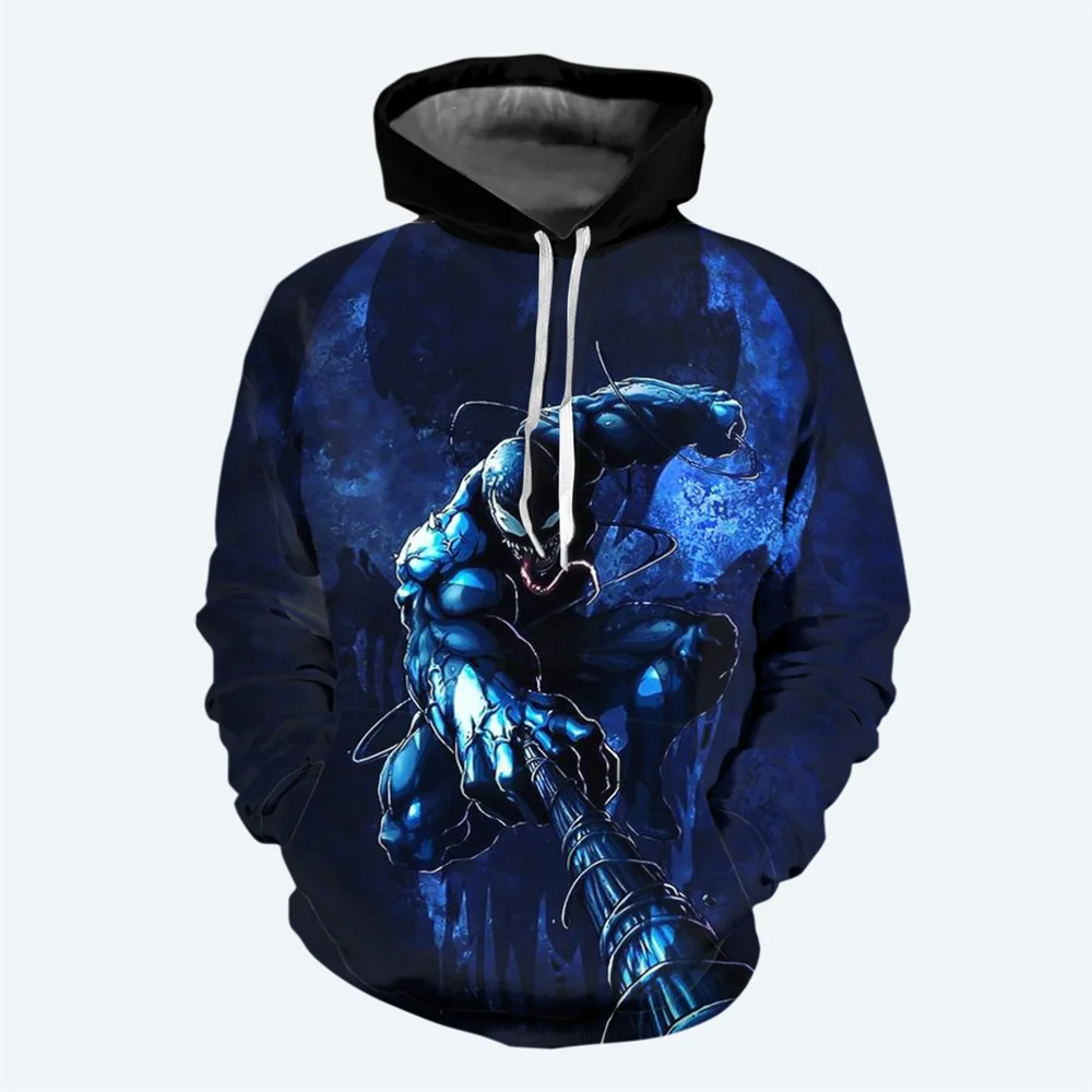 thumbnail image 1 of Sudadera con capucha para hombre con estampado 3D de la nueva película Marvel de otoño e invierno, sudadera con estampado de Venom, sudadera de moda urbana de hip-hop, sudadera informal para hombre, 1 of 4