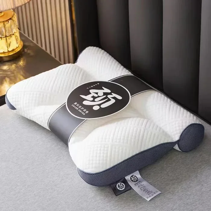 40X60cm Anti-traction Cervical Spine Pillow Down Fiber Filled Sleeping Korea Style Orthopedic Soft Protection Cushion Bedding