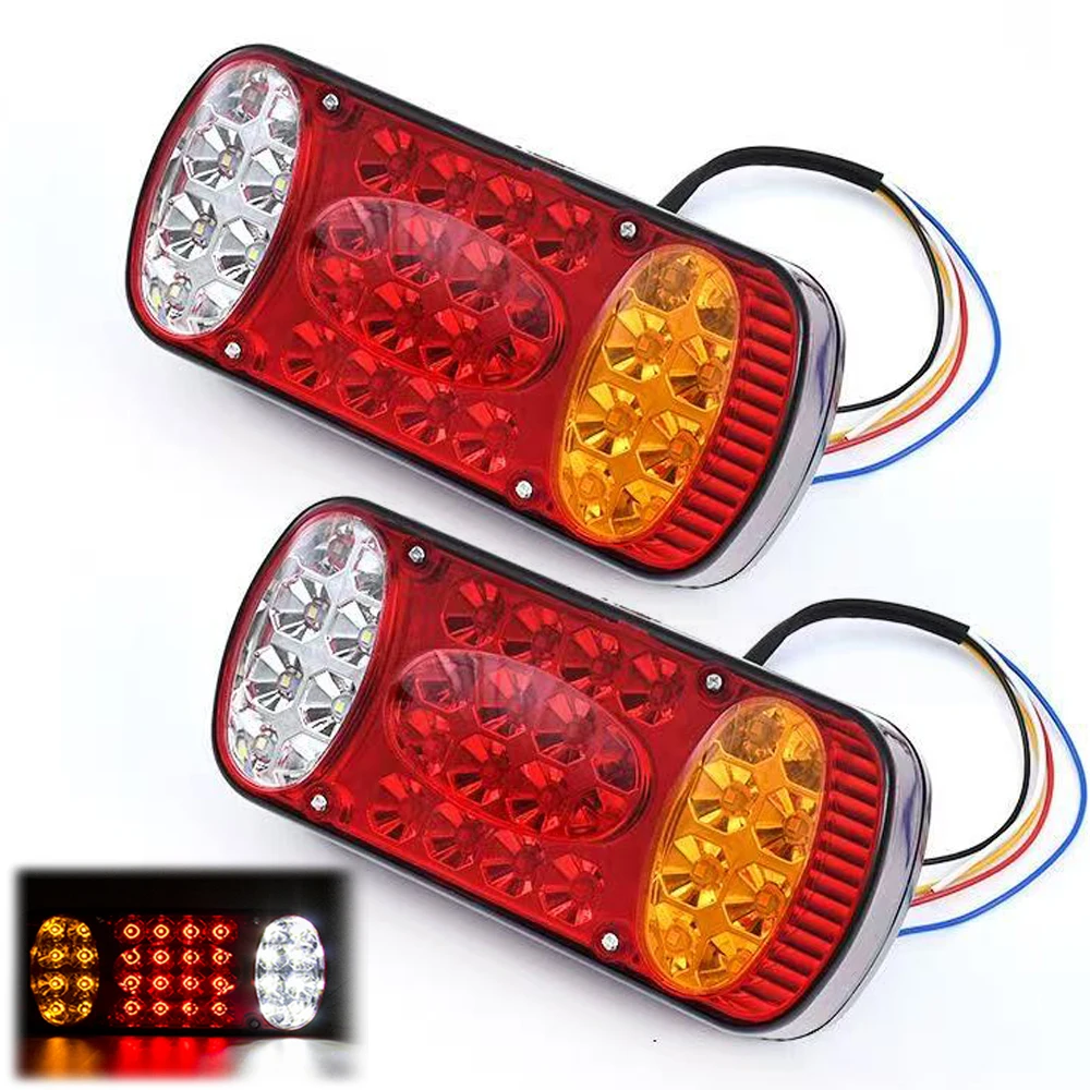 ATVOV 2pcs 12V 24V Ʈ�� LED ���� ����Ʈ �̵� �ĸ� ���� �극��ũ ������ ���� ��ȣ ���� ǥ�ñ� Ʈ���Ϸ� ĳ���� �� UTE