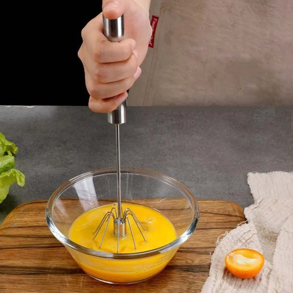 Egg Beater Semi Automatic Egg Beater Rotating Cream Egg Mixer Household Manual Beater Baking Tool Kitchen Tools
