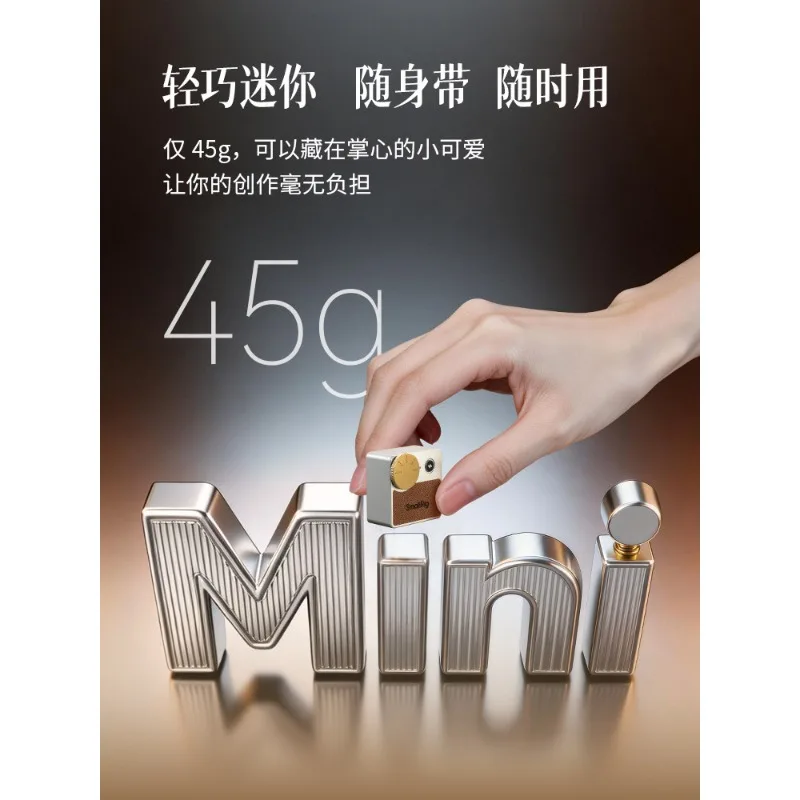  A7M5 후지 XT5/XT50/XM5용 스몰리그 RS-R20 레트로 미니 플래시탑 라이트, 니콘 ZR 리코 GR3 범용 외부 조명