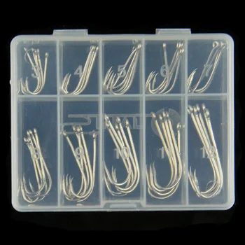 Long Shank Fishing Hooks Set 1