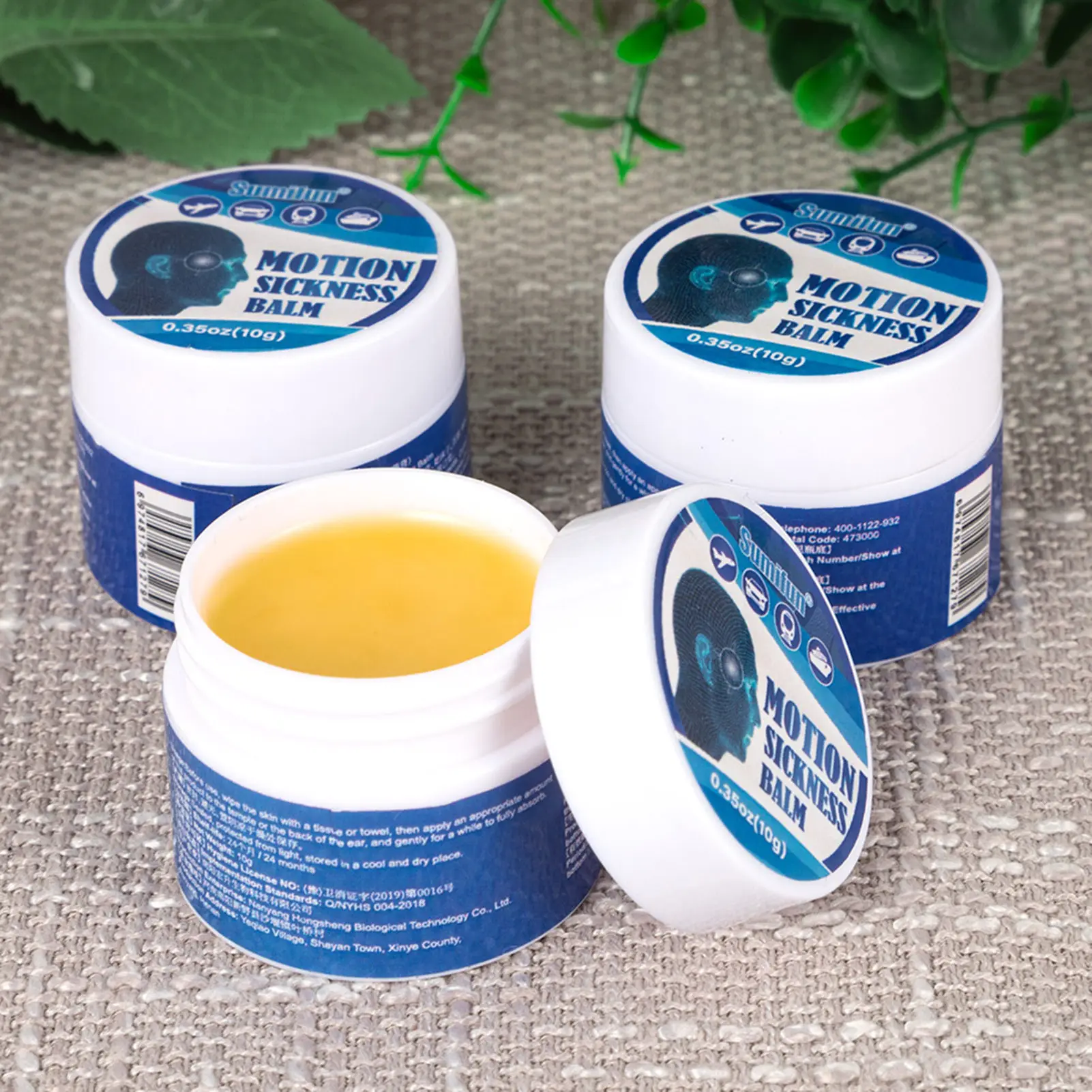 1pcs 10g New Motion Sickness Cream Relieve Headache Dizziness Nausea