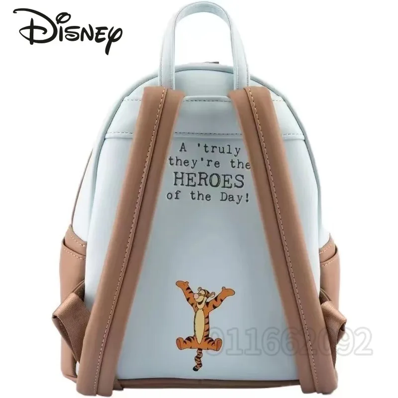 Disney Winnie The Pooh New Mini Women's Backpack Luxury Brand Original Loungefly Backpack Cartoon Cute 3D Children's Backpack