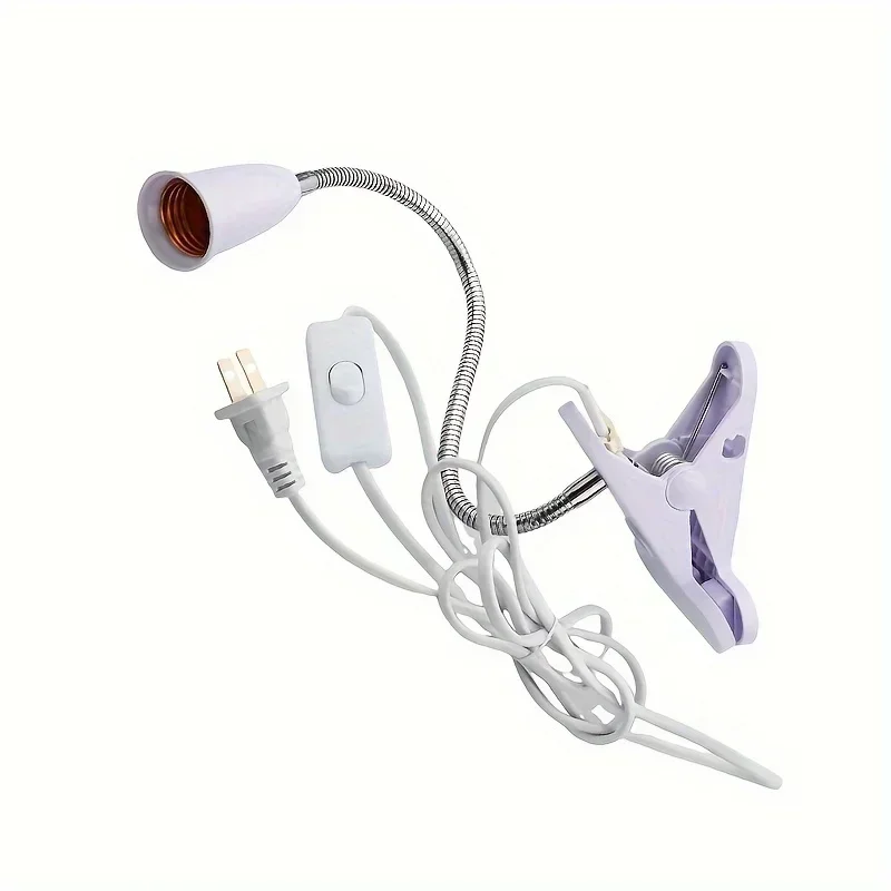 Support De Lampe De Bureau Flexible à Col De Cygne, 3 Têtes, Douille De Lumière De Base, Câble De 360 M Avec Interrupteur Marche-arrêt, Lumière De Croissance, Louvain, 1.8