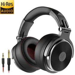 Premium Wired Headphones with Hi - Res Drivers and Comfort Ear Pads for Studio Monitoring (Black)