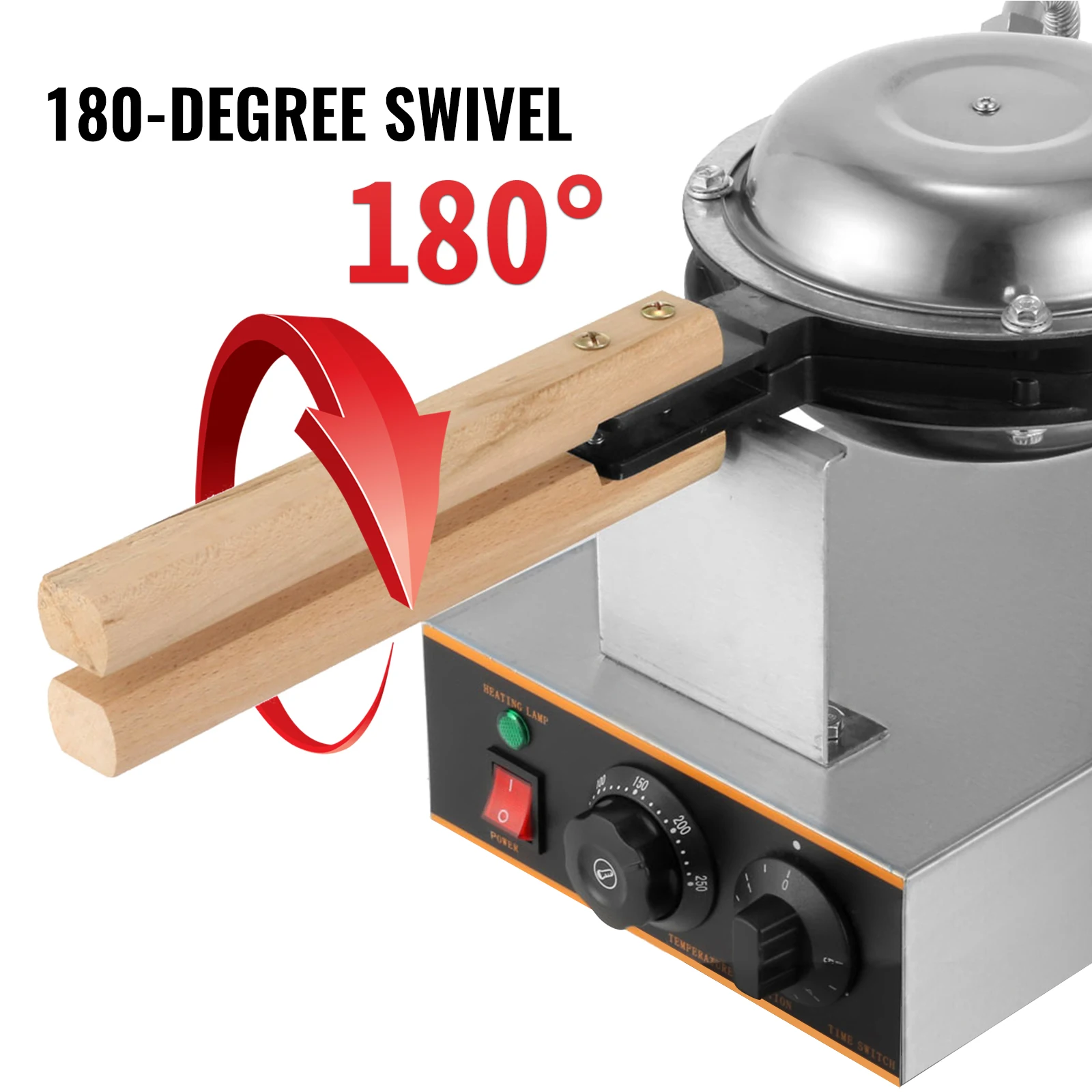 Description Picture 6 of itemEgg Bubble Electric Waffle Maker Nonstick Waffle Making Machine Home Appliance Gaufriers Baking Snack Gaufres Waffle Irons