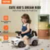 VEVOR Ride On Push Car Classic Kids Ride On Toy Car with Music Steering Wheel for Toddlers Boys Girls Ages 1-3 2