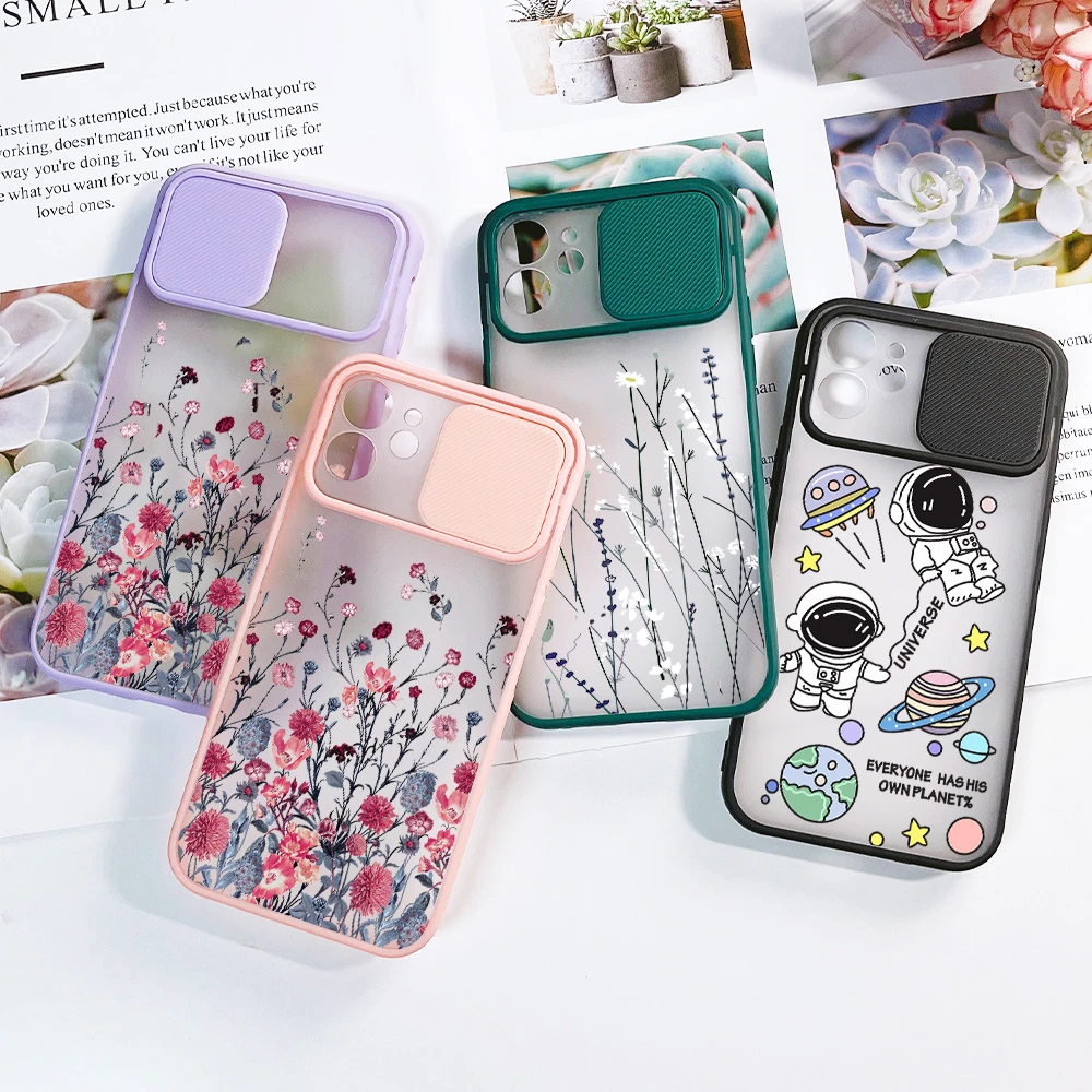 Phone Case For iPhone 11 iPhone 13 Case Funda iPhone11 13 12 Pro Max Mini XR XS Max X SE2 7 8 6S Plus Slide Lens Protecion Cover leather iphone 11 Pro Max case