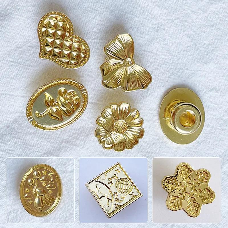 

Irregular Wax Seal Stamp Flowers Sealing Stamp Head Christmas for Cards Envelopes Wedding Invitations Scrapbooking