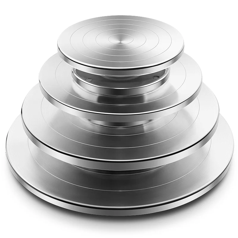 Pottery Wheel 11-30CM Pottery Wheel Aluminum Alloy Pottery Turntable Double-Sided Wheel DIY Clay Turntable Rotary Cake Turntable pottery wheel